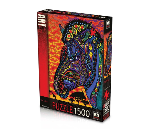 KS The Zebra 1500 Parça Puzzle