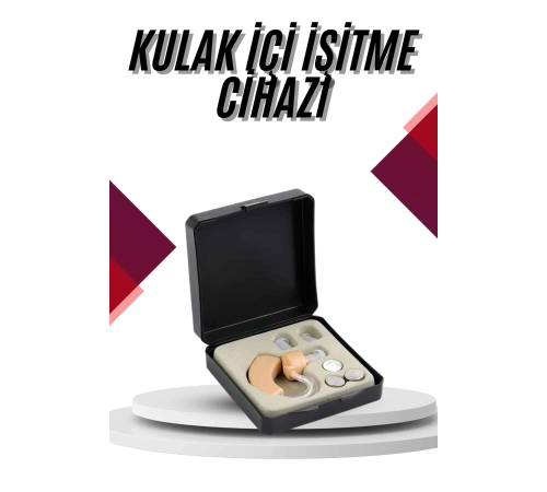 Kulak İçi Ses Yükseltme Cihazı İşitme Cihazı Uzun Pil Ömrü Yüksek Ses Kaliteli