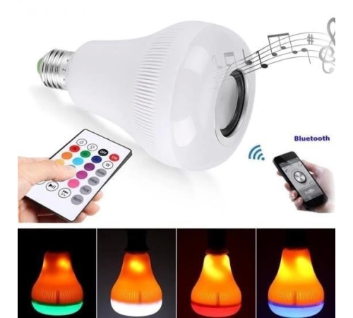 Kumandalı Bluetooth Hoparlör Ampul LD-37 Kumandalı Bluetooth Hoparlör Ampul LD-37