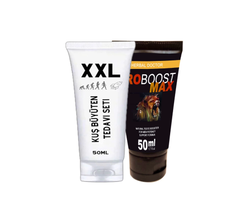 Kuşxxl 50 ml Cream Boyut Kremi + Eroboost Testo 50 ml Erkeklere Özel Krem Bkn1EK360 Kuşxxl 50 ml Cream Boyut Kremi + Eroboost Testo 50 ml Erkeklere Özel Krem Bkn1EK360