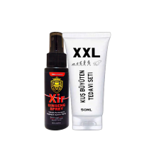 Kuşxxl Cream Boyut 50 ml Kremi + Etkili Sertleştiricili 60 ml Erkeklere Özel 3xeffect Sprey Bkn1EK362