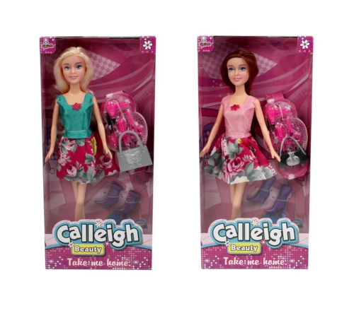 Kutulu 11,5inch. Calleigh Aksesuarlı Manken Bebek