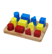 Kutulu Ahşap  Geometrik Büyükten Küçüğe