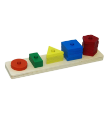 Kutulu Ahşap Geometrik Şekiller