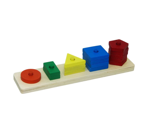 Kutulu Ahşap Geometrik Şekiller