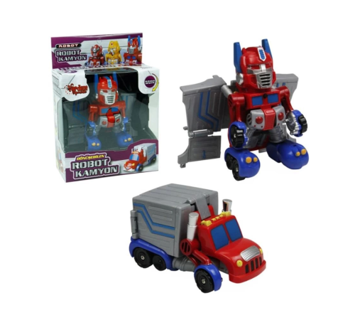 Kutulu Dönüşebilen Mini Robot Kamyon