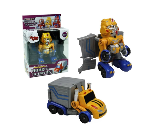 Kutulu Dönüşebilen Mini Robot Kamyon