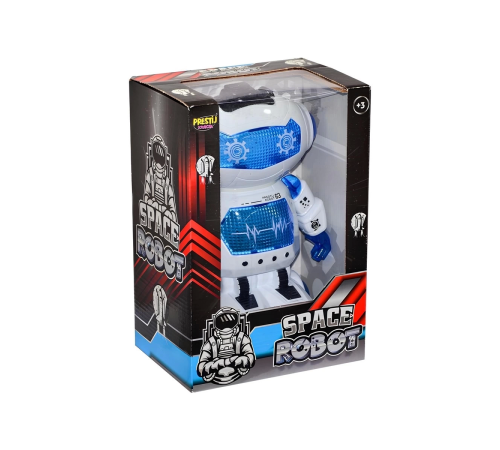 Kutulu Yürüyen Sesli Işıklı Robot