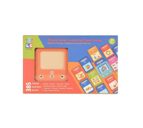 LC-31050 Öğretici Türkçe-İngilizce Konuşan Flash Kartlar -Let's Be Child