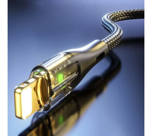 Led Işık Uçlu Sağlam İp Kablolu USB to Lightning Hızlı Şarj Kablosu Led Işık Uçlu Sağlam İp Kablolu USB to Lightning Hızlı Şarj Kablosu