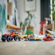 LEGO 4x4 Kurtarma Botlu İtfaiye Kamyonu