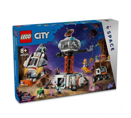 LEGO City Uzay Üssü ve Roket Fırlatma Rampası 60434 LEGO City Uzay Üssü ve Roket Fırlatma Rampası 60434