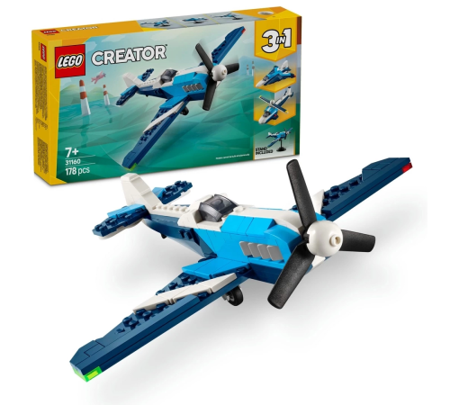 LEGO Creator 3'ü 1 Arada Uçak: Yarış Uçağı 31160 LEGO Creator 3'ü 1 Arada Uçak: Yarış Uçağı 31160