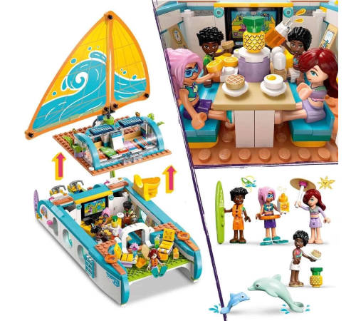 LEGO Friends Gezi Teknesi Macerası 42664 LEGO Friends Gezi Teknesi Macerası 42664
