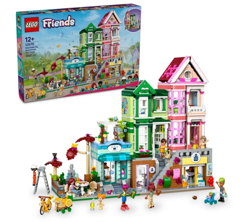 LEGO Friends Heartlake City Daireleri ve Mağazaları 42670