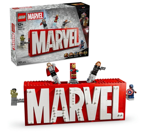 LEGO Marvel MARVEL Logosu ve Minifigürleri 76313