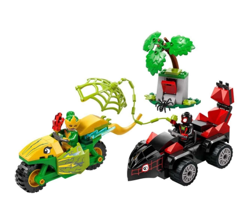 LEGO Marvel Spidey ve İnanılmaz Arkadaşları Spin ve Electro Dinozor Aracı Takibi 11198
