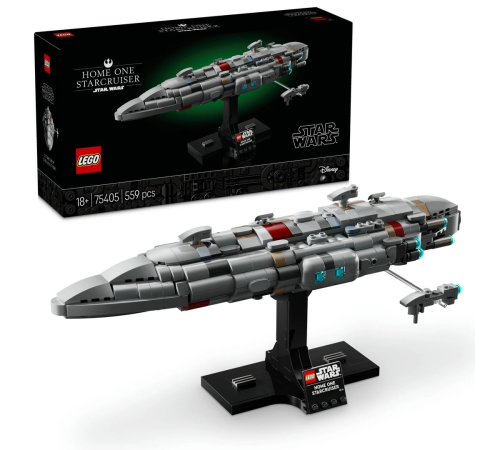 LEGO Star Wars Home One Starcruiser, İnşa Edilebilen Starship 75405 LEGO Star Wars Home One Starcruiser, İnşa Edilebilen Starship 75405