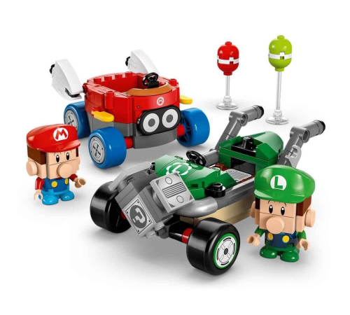 LEGO Super Mario: Mario Kart – Baby Mario ile Baby Luigi LEGO Super Mario: Mario Kart – Baby Mario ile Baby Luigi