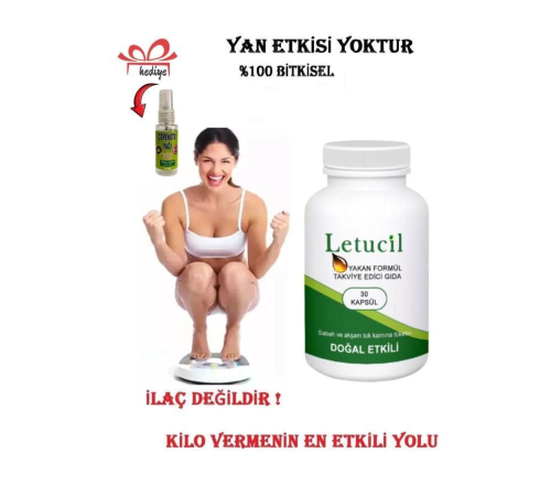 Letucil 30'lu Biberiye&Yeşil Çayın Etkisiyle Diyetinize Takviye x 2 adet Letucil 30'lu Biberiye&Yeşil Çayın Etkisiyle Diyetinize Takviye x 2 adet