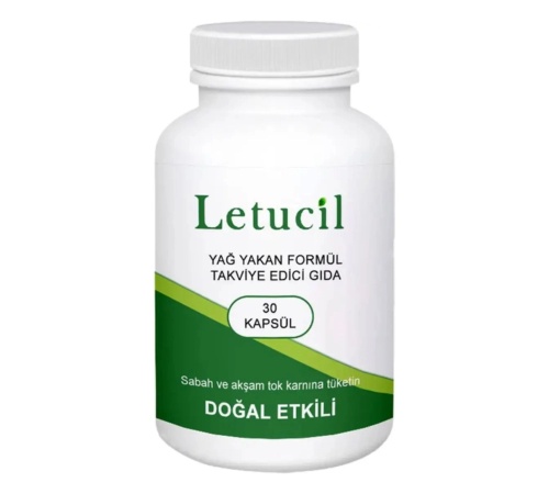 Letucil Zayıflatmaya Hafifliğinize Inceliğinize 30 Lu Yeşil Çay ve Biberiyeli Güç Desteği X 3 ADET Letucil Zayıflatmaya Hafifliğinize Inceliğinize 30 Lu Yeşil Çay ve Biberiyeli Güç Desteği X 3 ADET