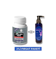 İstekliMax Forte Erkek Performansı Arttıran 30'lu Takviye + Etkili  İstekli Arttırıcı Krem125 ML