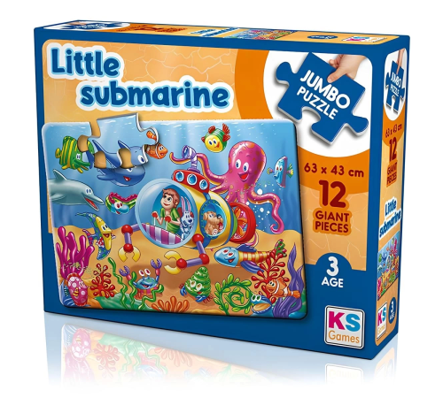 Little Submarine 12 Parça Jumbo Boy Puzzle