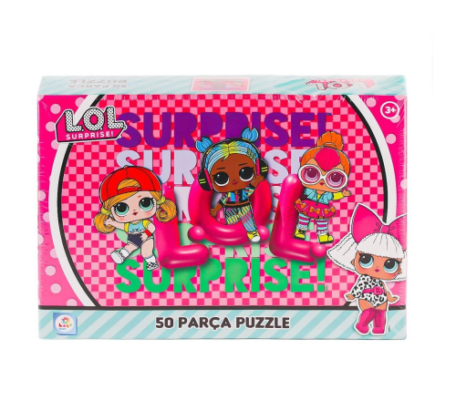 LOL0054 Lol 50 Parça Puzzle -Laço LOL0054 Lol 50 Parça Puzzle -Laço