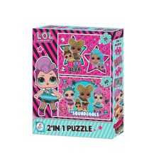 LOL7583 Laço Kids L.O.L. 2'li Puzzle / 35+60 Parça Puzzle