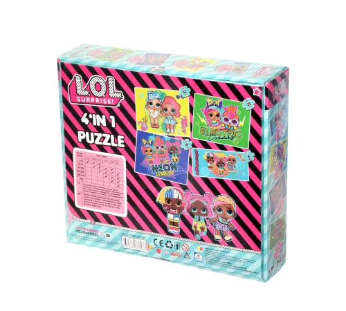 LOL7627 Laço Kids L.O.L. 4'ü1 Kutuda Puzzle / 6+12+16+25 Parça Puzzle LOL7627 Laço Kids L.O.L. 4'ü1 Kutuda Puzzle / 6+12+16+25 Parça Puzzle