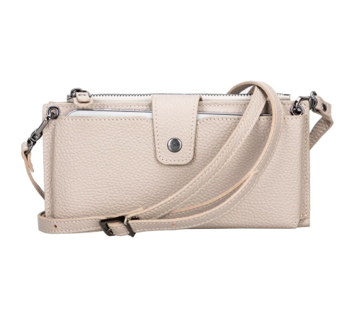 Lozan Strap 6.5 inch Uyumlu Deri Kartlıklı Kılıf ERC3 Bej Lozan Strap 6.5 inch Uyumlu Deri Kartlıklı Kılıf ERC3 Bej