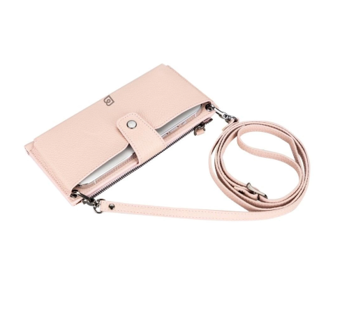 Lozan Strap 6.5 inch Uyumlu Deri Kartlıklı Kılıf ERC5 Pembe Lozan Strap 6.5 inch Uyumlu Deri Kartlıklı Kılıf ERC5 Pembe
