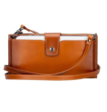 Lozan Strap 6.5 inch Uyumlu Deri Kartlıklı Kılıf RST2EF Taba