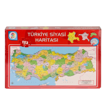 LSH002 Siyasi Harita Puzzle -Laçokids