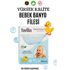 Lüx Kaydırmaz Bebek Yıkama Banyo Duş Filesi (KATLANIR KÜVET UYUMLU)