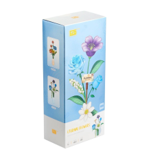 LZ4602 LOZ Çiçek Blok Seti 488 Parça -Vagon life - 1 Adet Stokta Olan Gönderilir