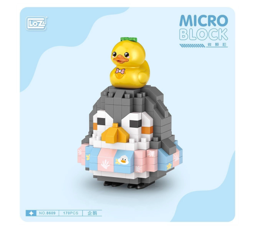 LZ8609 LOZ Penguen Blok Seti Mini Poşet -Vagon life