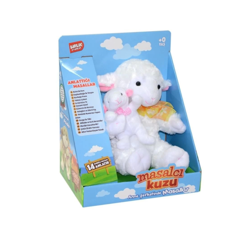 M-1117526-12 YAVRULU MASAL ANLATAN KUZU PELUŞ -BRL