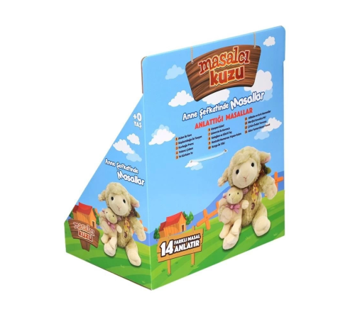 M-1117526-12 YAVRULU MASAL ANLATAN KUZU PELUŞ -BRL