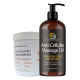 M3 Naturals Masaj Yağı Anti-Cellulite Massage Oil 240 ml + Smarter Curcumin Antiyağ Fazla 130 gr