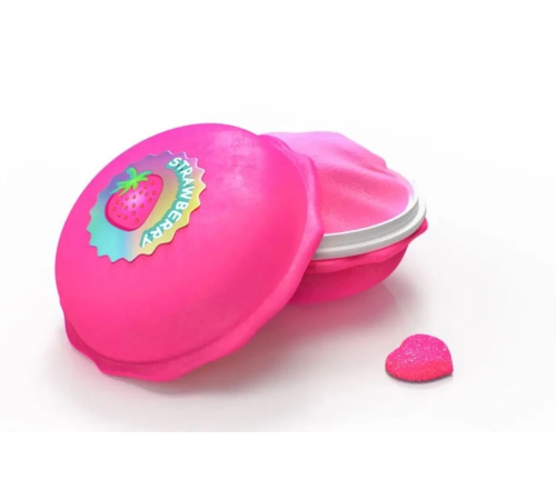 Macaron Kutuda Marshmallow Çilek Slime
