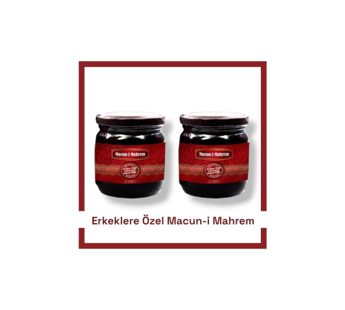 Macun-i Mahrem Erkeklere Özel Doğal Karışım 240 Gr x 2 Adet Macun-i Mahrem Erkeklere Özel Doğal Karışım 240 Gr x 2 Adet