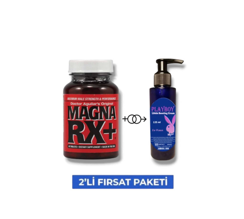 Magna RX+ Erkeklere Özel Performans Takviyesi 60'lı + Etkili  İstekli Cream 125 ML