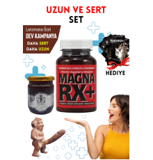 Magna RX+ XXL Baron Macun Sertleştiricili Geciktiricili Büyütücülü Etkili Erkek Performans Arttırıcılı Set