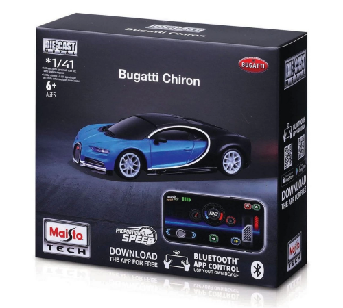 Maisto 1:41 APP Control Kumandalı Metal Araba Bugatti Chiron 20 Maisto 1:41 APP Control Kumandalı Metal Araba Bugatti Chiron 20