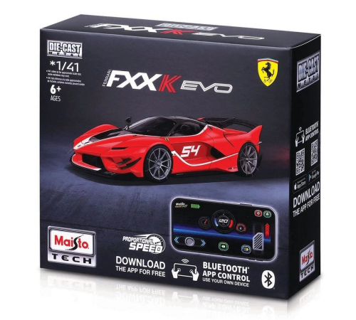Maisto 1:41 APP Control Kumandalı Metal Araba Ferrari FXX K EVO Maisto 1:41 APP Control Kumandalı Metal Araba Ferrari FXX K EVO
