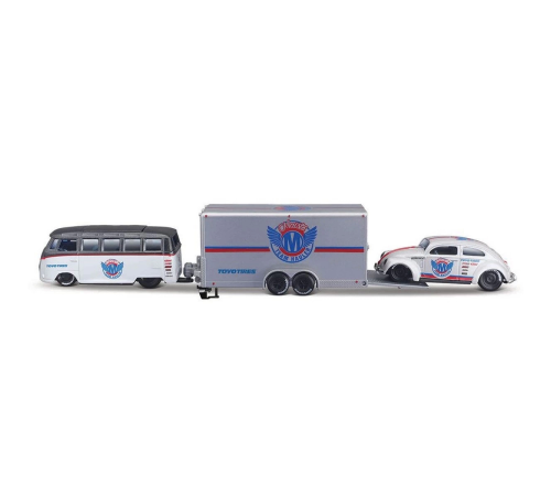 Maisto 1/64 Design Seri Yarış Takımı Römork ve Araç Set