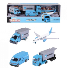 Majorette Maersk Temalı Lojistik 4'lü Koleksiyon Paketi