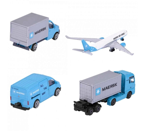 Majorette Maersk Temalı Lojistik 4'lü Koleksiyon Paketi