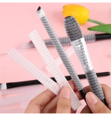 Makyaj Far Allık Kontür Eyeliner Fırça Malzemeleri Ürünleri Koruyucu File Kapak Örgü Kılıf S
